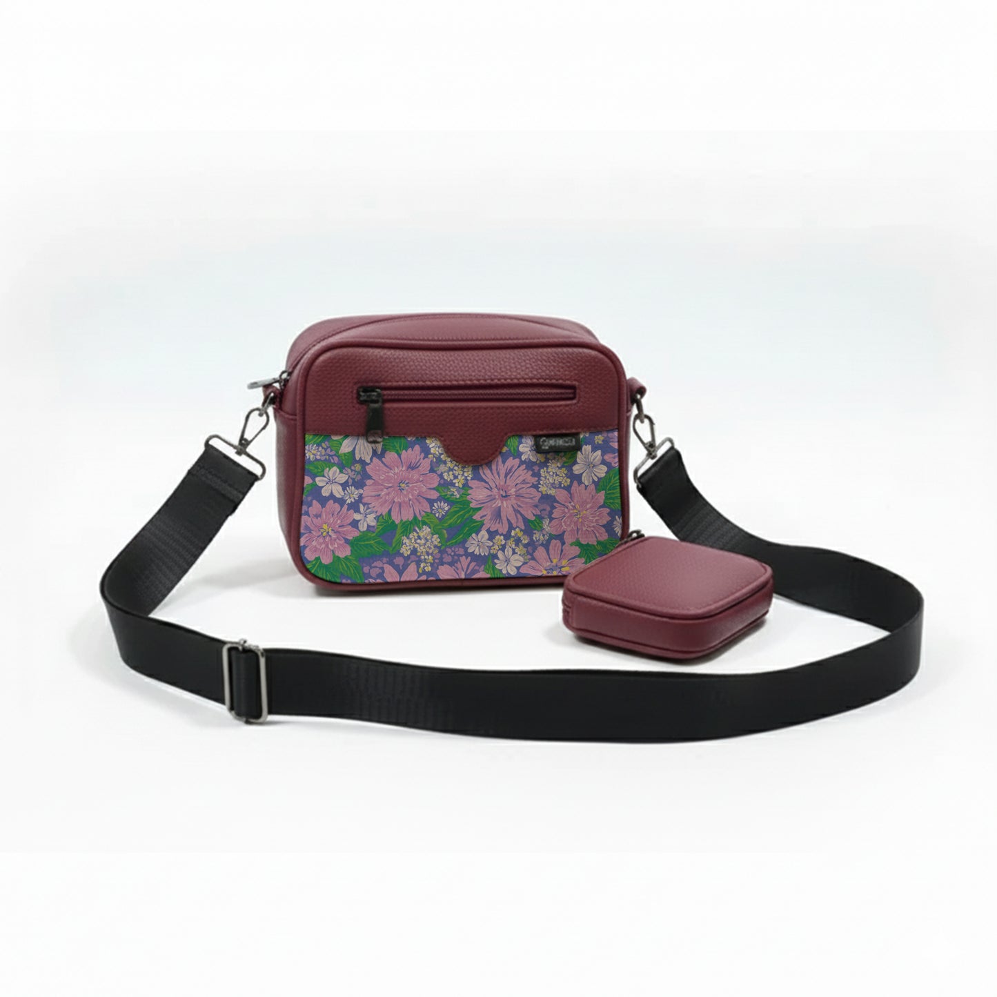 Burgundy  Jasmine preppy  Cross bag
