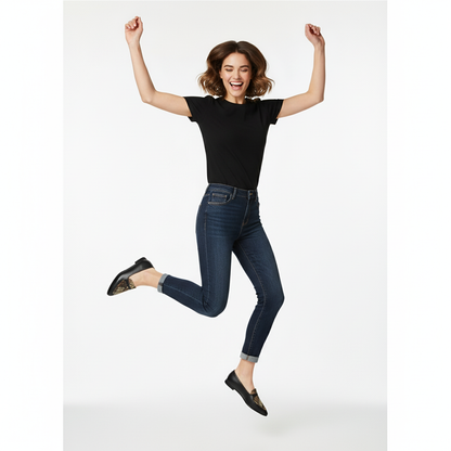 Black Stride snake Print  Flat Shoes