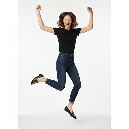 Black Stride snake Print  Flat Shoes