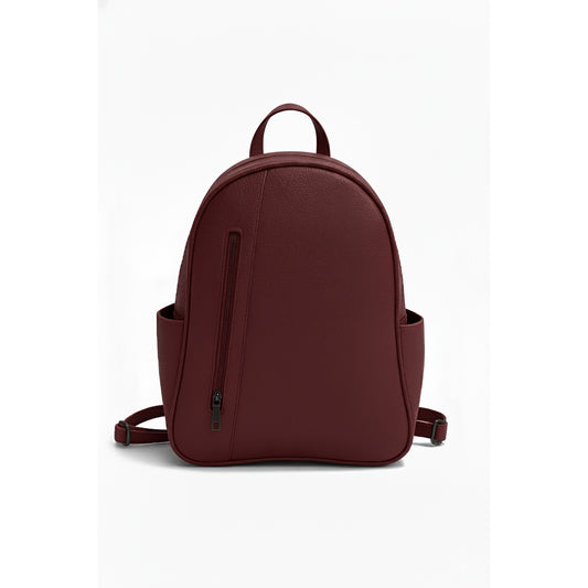 Burgundy VOLT solid Backpack