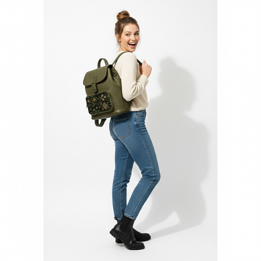 Olive spiracy Nancy Backpack