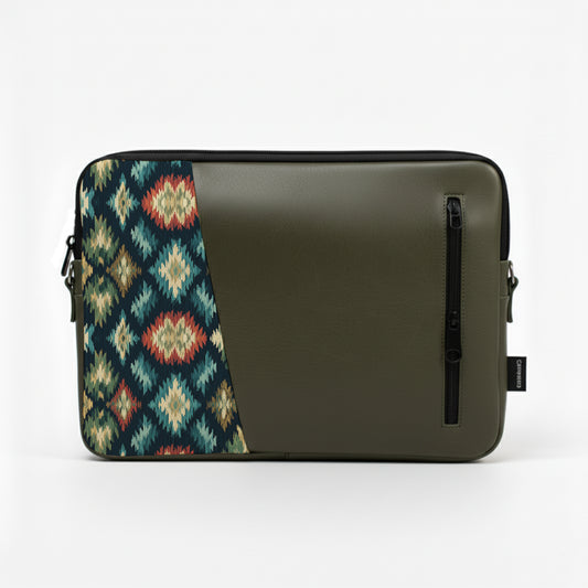 Olive vector Edge Laptop Sleeve
