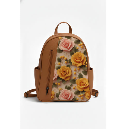 Havana VOLT woolen flower Backpack