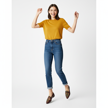 Burgundy Stride yarn Flat Shoes