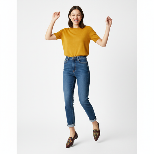 Burgundy Stride yarn Flat Shoes