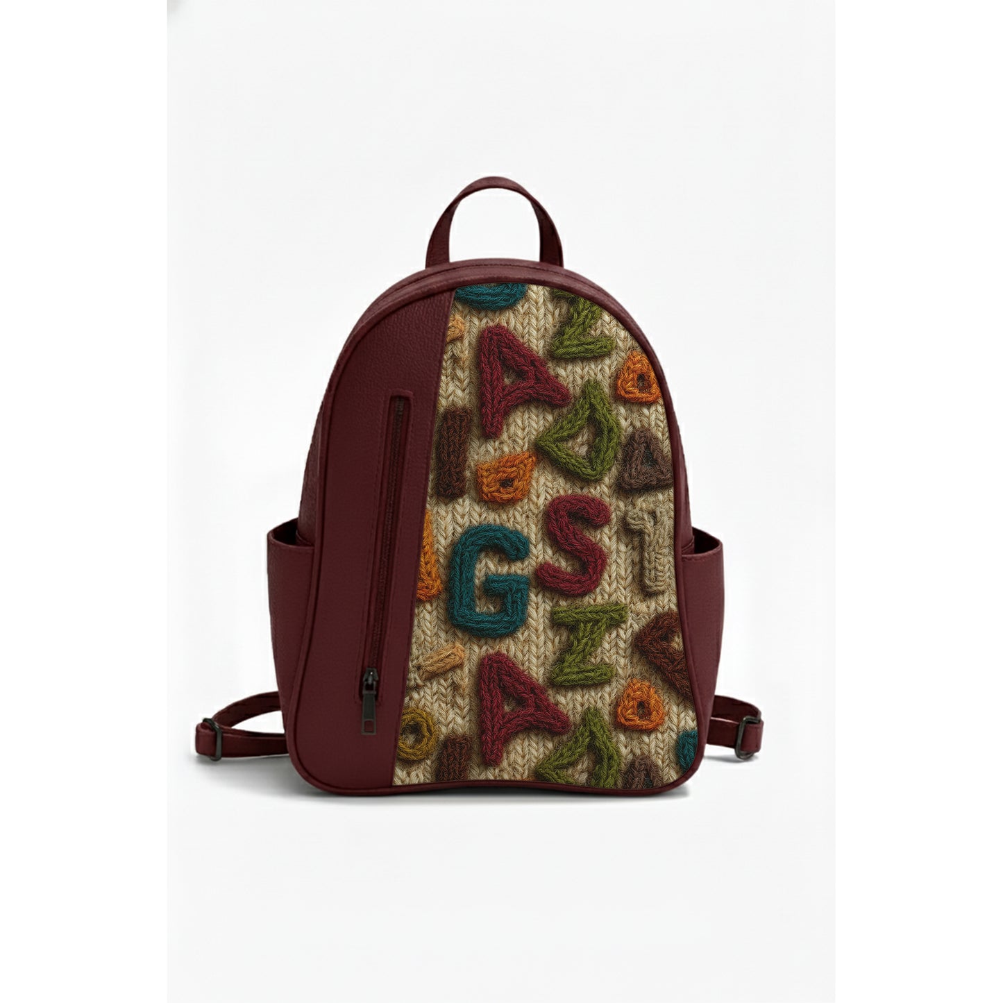 Burgundy VOLT yarn Backpack