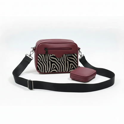 Zebra Jasmine Cross bag  | Scarpella